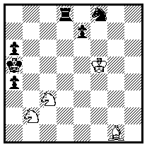 1.Lc5 Td5+ 2.Rxd5 e6+ 3.Ke5! Rd7+ 4.Kd6 Rxc5 5.Rc4+! Kb5 6.Ra3+ Ka5 7.Kc6! exd5 8.Kxc5 d4 9.Rc4#
