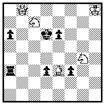 1.Re5! 1.- uhk./Kxe5/Ke7/Tc3(a5) 2.Re8+/Db6/Df8+/Rb5+