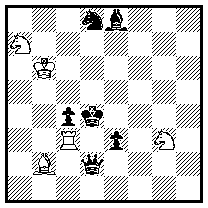 1.Rb5+ Lxb5 2.Txe3+ Dxb2 3.Rf5+ Kd5 4.Re7+ Kd6 5.Rc8+ Kd7 6.Te7+ Kxc8 7.Tc7+ Kb8 8.Tb7+ Rxb7=