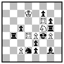1.Rxe4 Rxe3+ 2.Kxe3 Td3#, 1.Lxe4 Te6 2.Rf3 Texe4#, 1.Ke5 Td5+ 2.Kxf6 e5#, 1.cxd4 Kd6 2.Kxe4 Rg3#